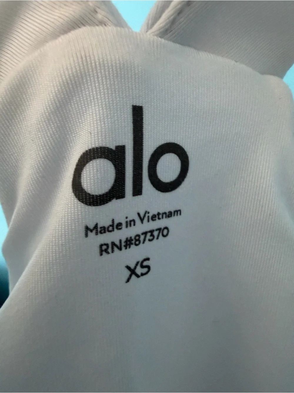 ALO Yoga lightweight white
